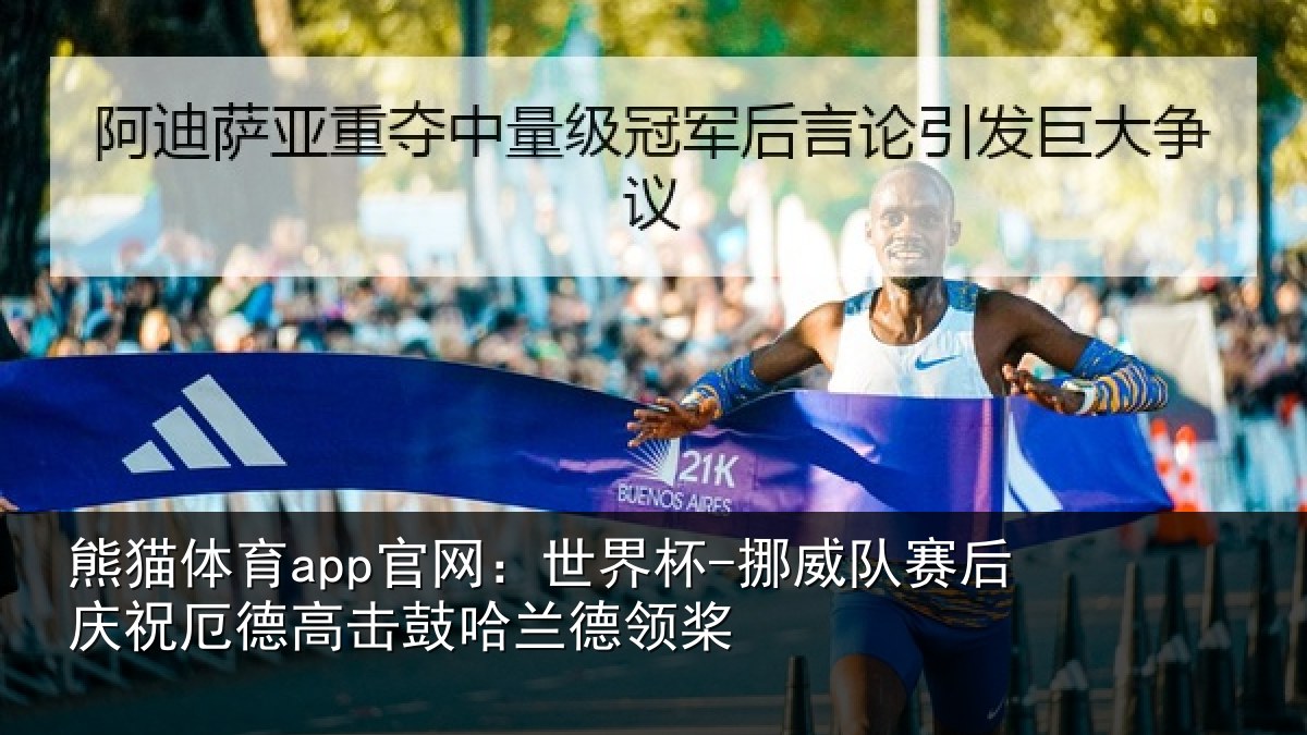熊猫体育app官网:世界杯-挪威队赛后庆祝厄德高击鼓哈兰德领桨